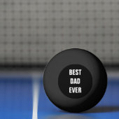 Beste vader ooit Vaderdag Birthday Gift Black Pingpongballen (Net)