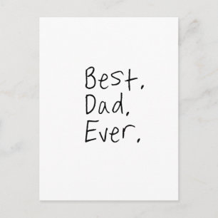Beste vader ooit. Vaderdag cadeau Briefkaart