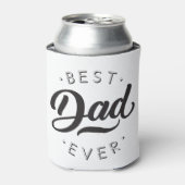 Beste vader ooit Vaderdag Gift Happy Pap Dag Blikjeskoeler (Blikje Voorkant)