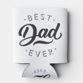 Beste vader ooit Vaderdag Gift Happy Pap Dag Blikjeskoeler (Achterkant)