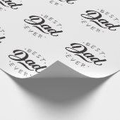 Beste vader ooit Vaderdag Gift Happy Pap Dag Cadeaupapier (Hoek)