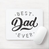 Beste vader ooit Vaderdag Gift Happy Pap Dag Muismat (Met muis)