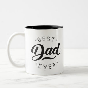 Beste vader ooit Vaderdag Gift Happy Pap Dag Tweekleurige Koffiemok