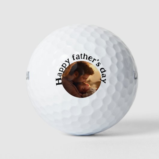 Beste vader ooit vaderdag golfballen (Voorkant)