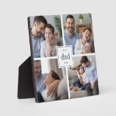 Beste vader ooit Vaderdag Kinder Foto Collage Fotoplaat (Voorkant)