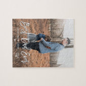 Beste vader ooit Vaderdag Persoonlijke foto Legpuzzel (Horizontaal)
