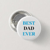 Beste vader ooit - Vaderdag Ronde Button 3,2 Cm (Voorkant /achterkant)