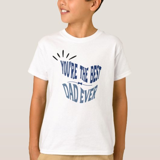 Beste vader ooit vaderdag special t-shirt (Voorkant)