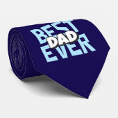 Beste vader ooit | Vaderdag stropdas (Opgerold)