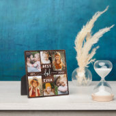 Beste vader ooit Vaderdag Wood Fotocollage Fotoplaat (Insitu)