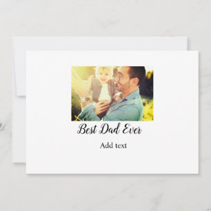Beste vader ooit vaderdag zoon dochter papa pap p kaart