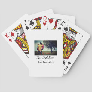 Beste vader ooit vaderdag zoon dochter papa pap p pokerkaarten