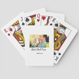 Beste vader ooit vaderdag zoon dochter papa pap p pokerkaarten