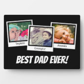Beste vader ooit vaders Dag Momentopname 3 Foto Co Fotoplaat (voorkant)