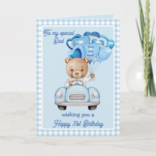 Beste vader ooit verjaardag groet kaart (Voorkant)