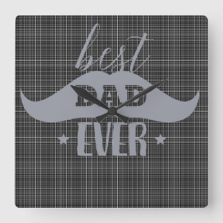 Beste vader ooit vierkante klok