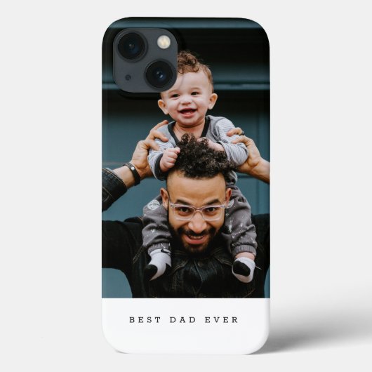 Beste vader ooit volledig foto gepersonaliseerd Case-Mate iPhone case (Achterkant)