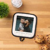 Beste vader ooit volledig foto gepersonaliseerd pannenlap (Top down)