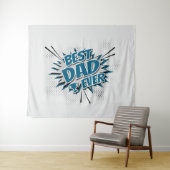Beste vader ooit wandkleed (In Situ (horizontaal))