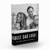 Beste vader ooit | Zwart-wit Fotoblokken (Links)