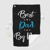 Beste vader op basis van par-kalligrafie golfhanddoek (Insitu)