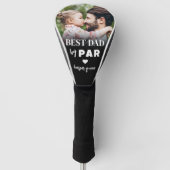 Beste vader op foto golfheadcover (Voorkant)