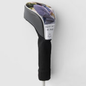 Beste vader op foto op maat golfheadcover (Schuin)