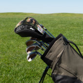 Beste vader op foto van Par Golfer Vaderdag Golfheadcover (Insitu)