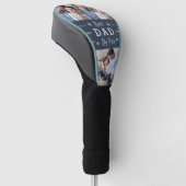 Beste vader op papier | 3 Foto Golfheadcover (Schuin)