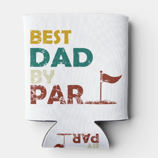 Beste vader op papier blikjeskoeler (Achterkant)