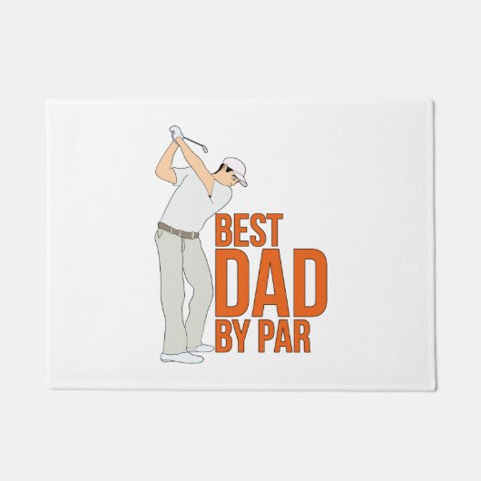 Beste vader op papier deurmat (Voorkant)