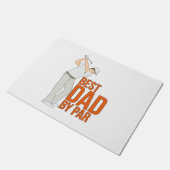 Beste vader op papier deurmat (Schuin)