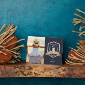 Beste vader op papier | Foto Golf Dad Fotoplaat (Zijkant)