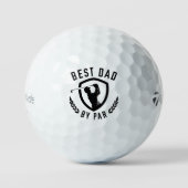 Beste vader op papier golfballen (Voorkant)