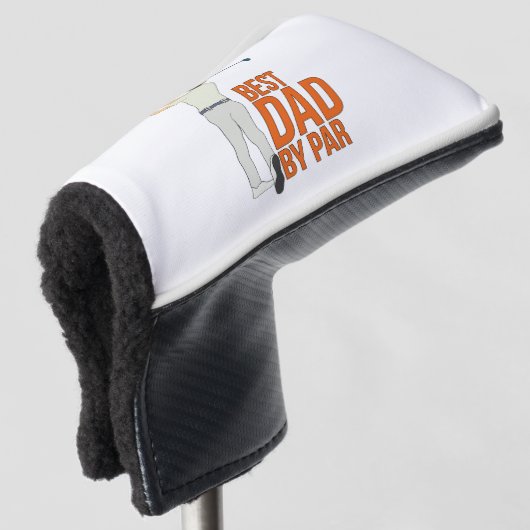 Beste vader op papier golfheadcover (3/4 voorkant)
