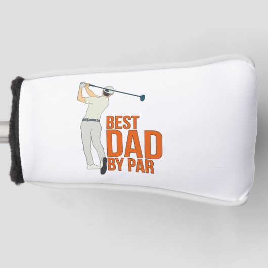 Beste vader op papier golfheadcover (Voorkant)