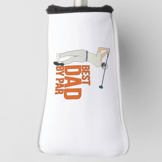 Beste vader op papier golfheadcover (Draai 90)