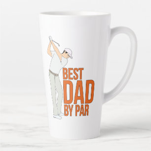 Beste vader op papier latte mok