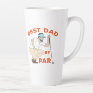 Beste vader op papier latte mok