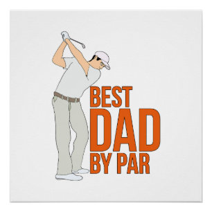 Beste vader op papier perfect poster