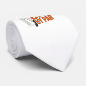 Beste vader op papier stropdas (Opgerold)