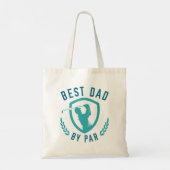 Beste vader op papier tote bag (Achterkant)