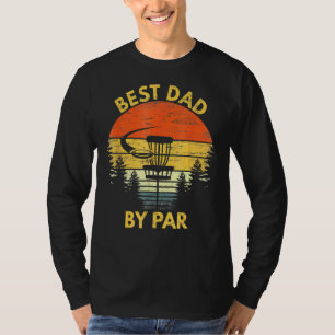 beste vader op Par Disk Golf Mannen vaderdag T-shirt