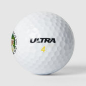 Beste vader op Par Vaderdag Aangepaste Foto Golfballen (Logo)