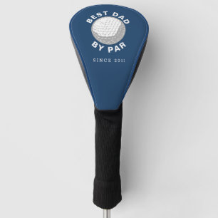Beste vader op vaderdag Aangepast jaar Golfheadcover