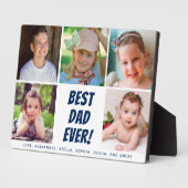 Beste vader ouder dan 5 Foto's Fotoplaat (Zijkant)