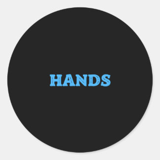 Beste vader overhandigt ambachtelijke vaders dag h ronde sticker