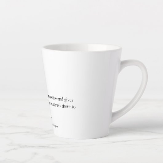 Beste vader, papa, vaders definitie latte mok (Rechts)