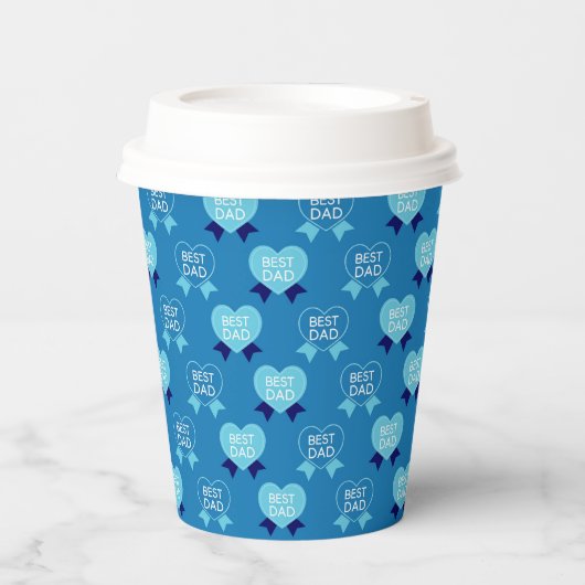 Beste vader papieren bekers (Voorkant)