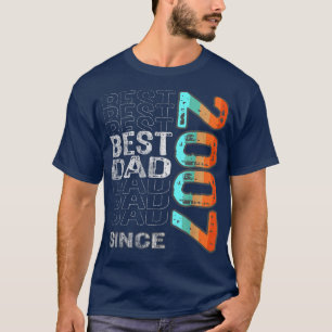 Beste vader sinds 2007 voor de beste vader ter wer t-shirt